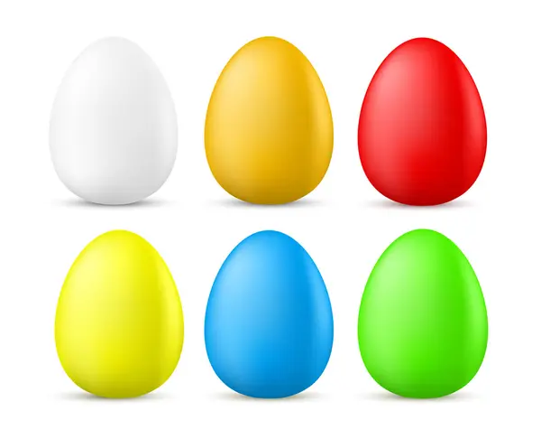Huevos de Pascua coloreados — Archivo Imágenes Vectoriales