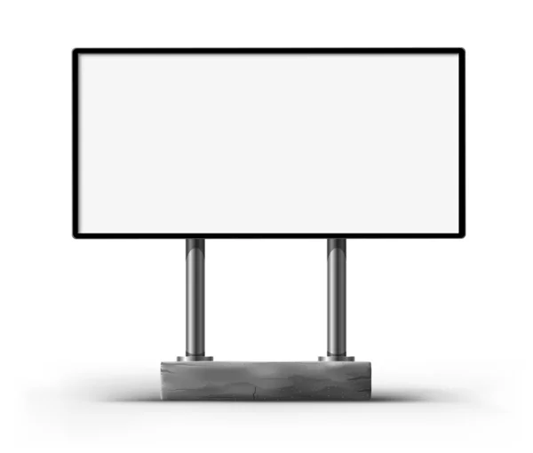 Prázdné billboard pro reklamu — Stockový vektor