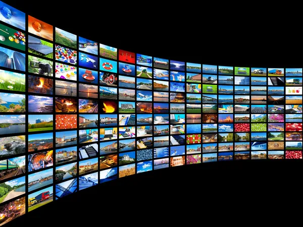 Streaming media concept — Stockfoto
