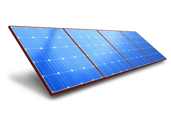 Solar batteripanel — Stockfoto