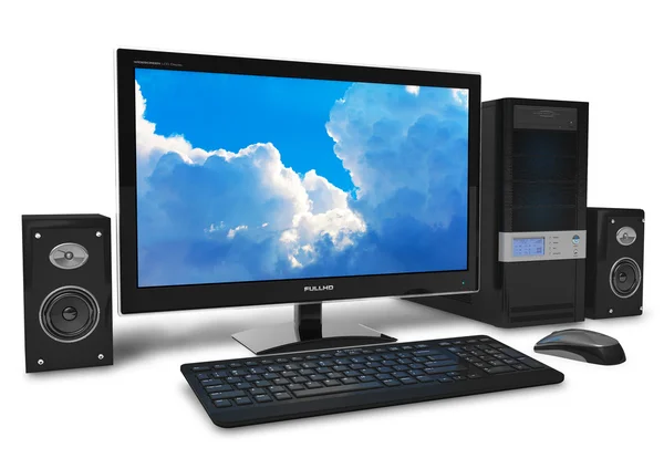 Desktop computer — Stock Photo, Image