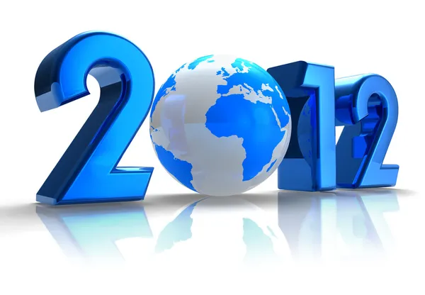 Neujahrskonzept 2012 — Stockfoto