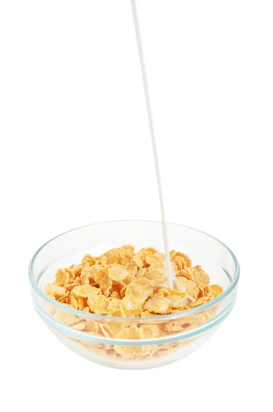 Desayuno con copos de cereales — Foto de Stock