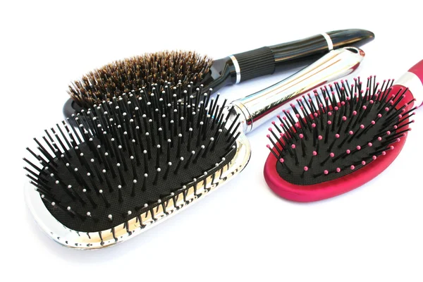 Escovas de cabelo — Fotografia de Stock