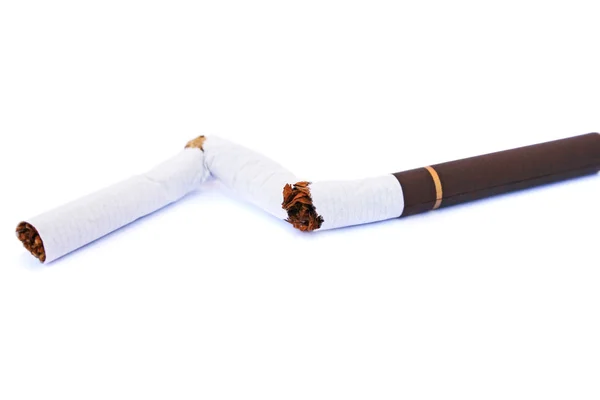 断的香烟 — 图库照片
