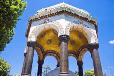 German fountain in Istanbul clipart