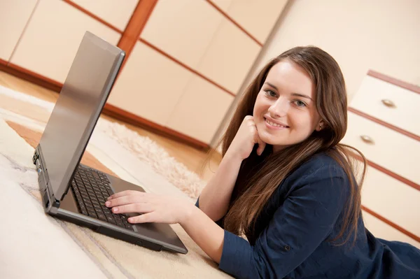 Student at home — Stock Photo, Image