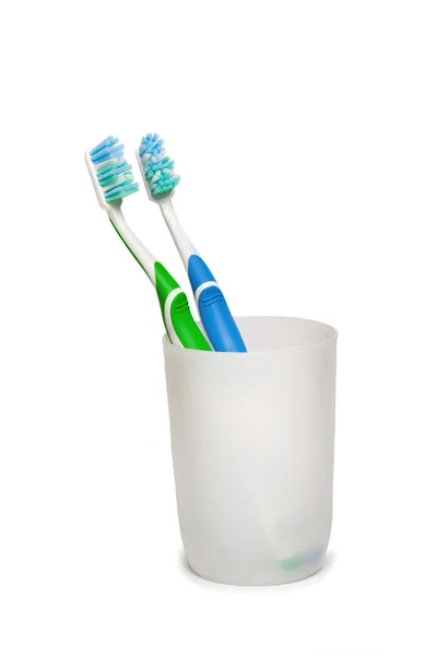 Cepillo de dientes Imágenes de stock libres de derechos