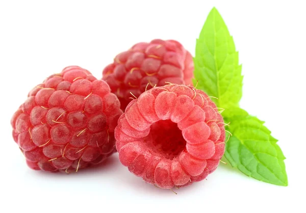 Свіжа ягода з листям — стокове фото
