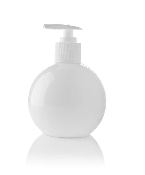 Round white bottle — Stock Photo, Image