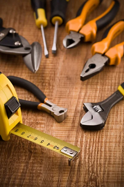 Conjunto de herramientas de construcción — Foto de Stock