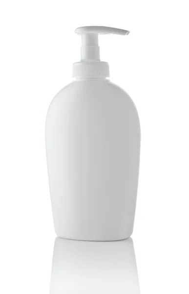 Biała butelka — Zdjęcie stockowe