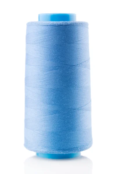 Blaue Spule mit Schnur — Stockfoto