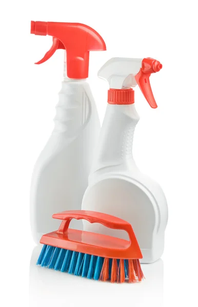 Dois sprays com escova — Fotografia de Stock