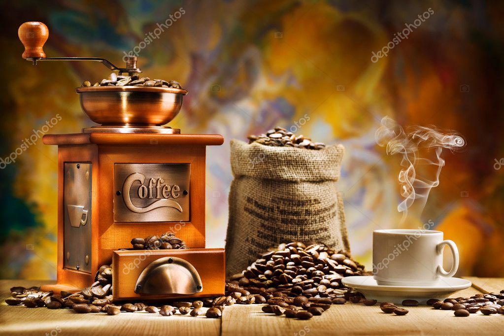 Accesorios de café en la estera: fotografía de stock © mihalec