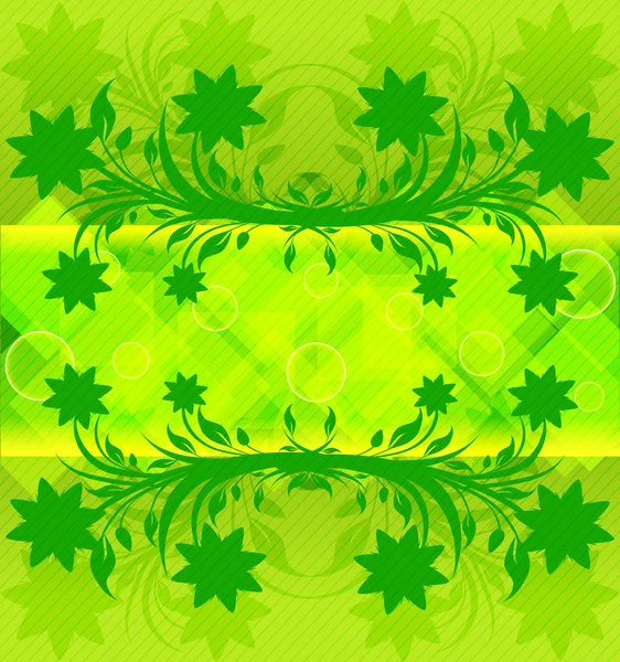 Vektor illustration av en abstrakt grön bakgrund. eps10 — Stock vektor