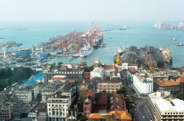 Colombo harbor clipart