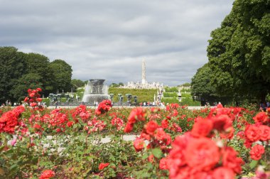 Vigeland Park clipart