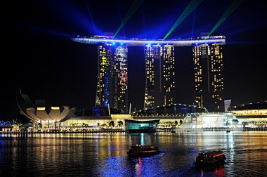 Marina Bay Sands resort clipart