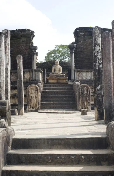 Αρχαίο άγαλμα του Βούδα — Φωτογραφία Αρχείου