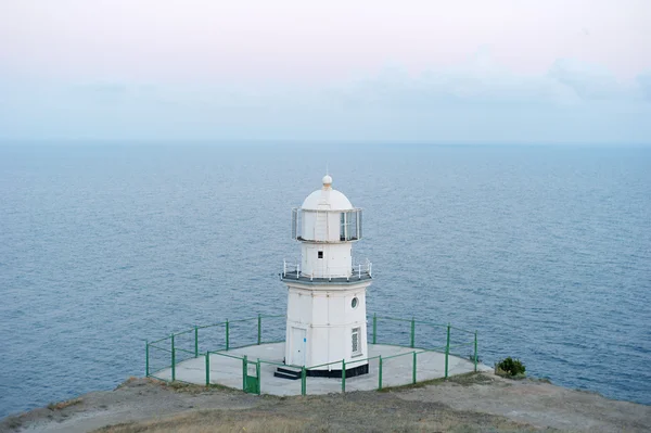 Lighthouse Dusk Crimea Peninsula Ukraine — Stock Photo, Image