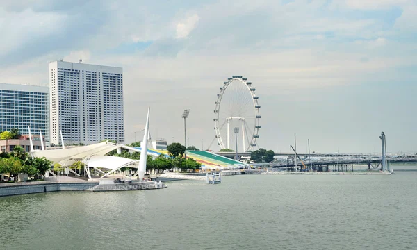 新加坡的堤防 — 图库照片