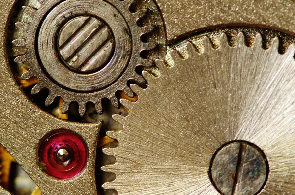 古い金属製の時計 — ストック写真