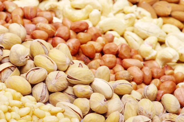 Variëteiten noten — Stockfoto