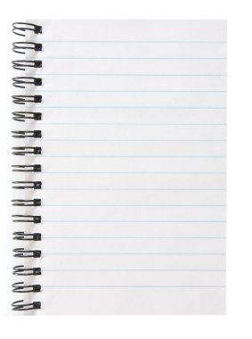 Blank notepad clipart