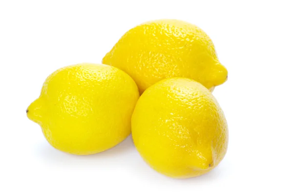 Τα λεμόνια σε ένα λευκό — Φωτογραφία Αρχείου