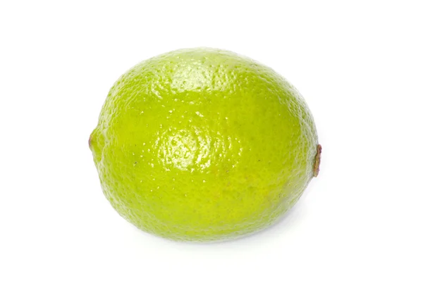 Lime op wit — Stockfoto