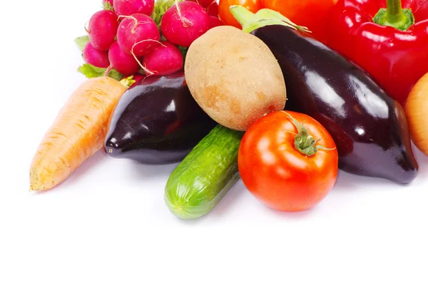 stock image Vegetables on the white