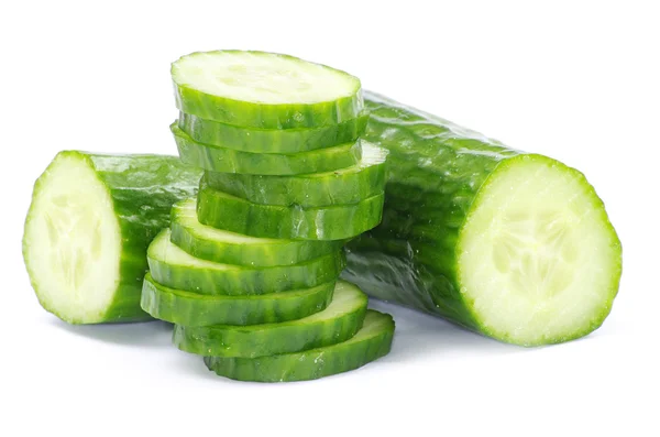 Cucumbers on the white — Stock Photo, Image