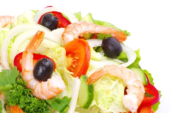 Salat im Teller — Stockfoto