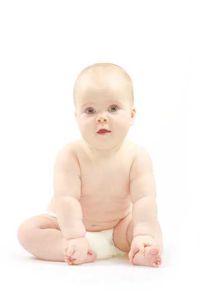 Baby on white — Stock Photo, Image