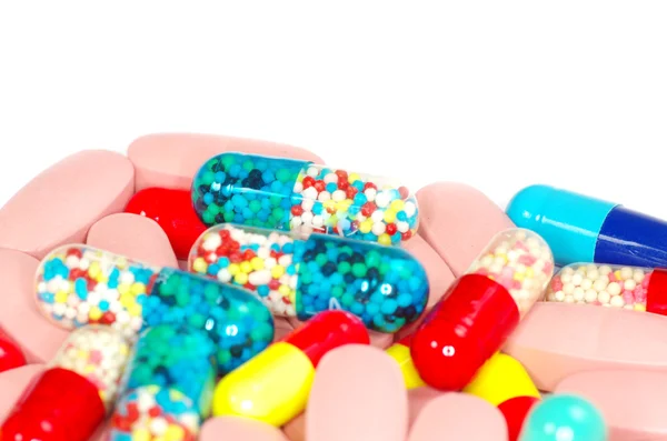 Pills on white — Stock Photo, Image