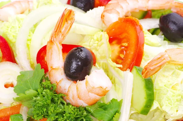 Salada de close-up — Fotografia de Stock