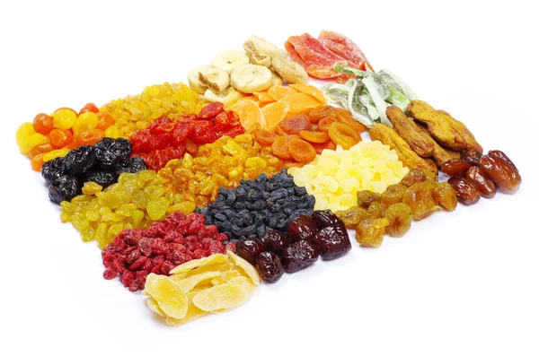 Assortment dried fruits — Stock Photo, Image