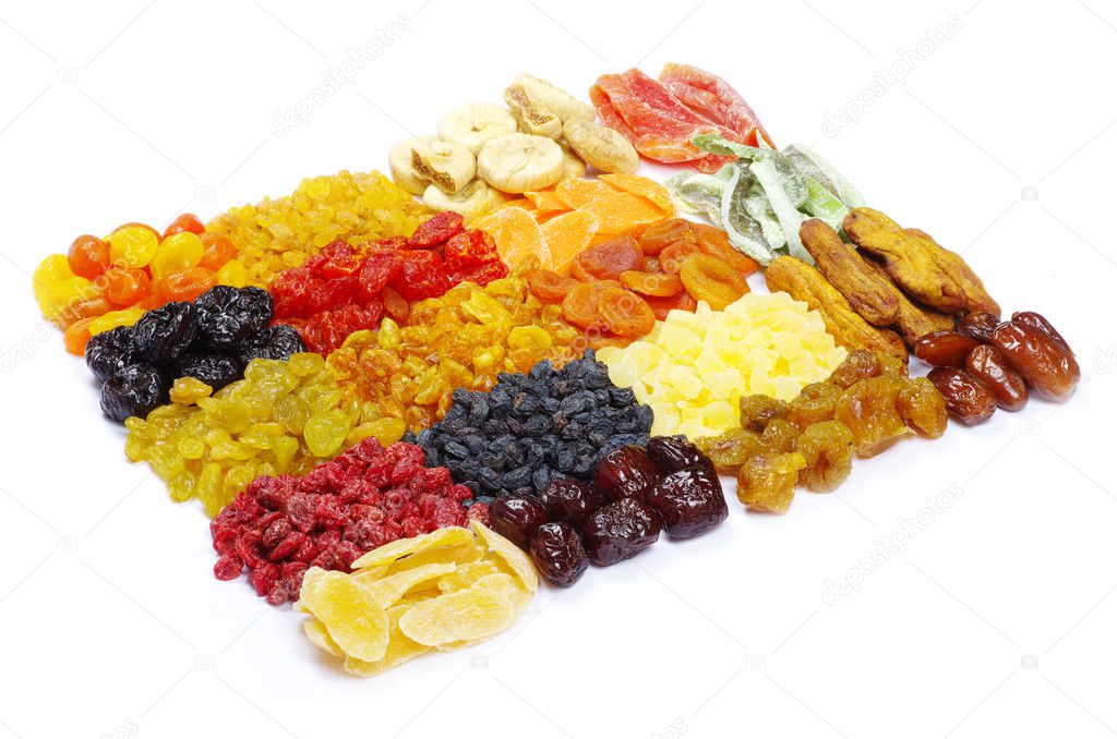 Assortment dried fruits