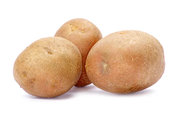 Potatoes on white — Stock Photo, Image
