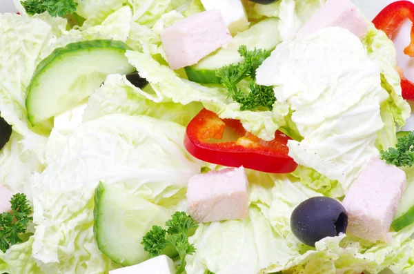 Salade achtergrond — Stockfoto