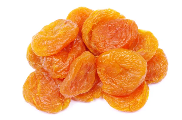 Apricots over white — Stock Photo, Image