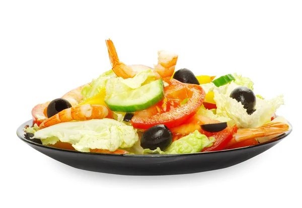 Salada em um branco — Fotografia de Stock