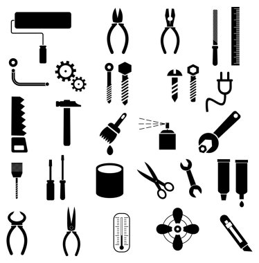 Tools - vector icons clipart