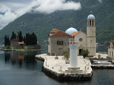 Kotor bay islands clipart