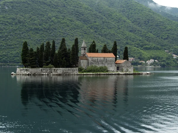 Kotorska Zatoka wyspy — Zdjęcie stockowe
