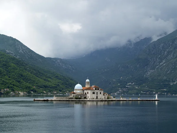 Kotorski záliv ostrovy — Stock fotografie