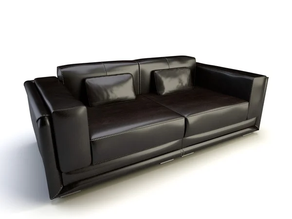 Μαύρος καναπές — Φωτογραφία Αρχείου
