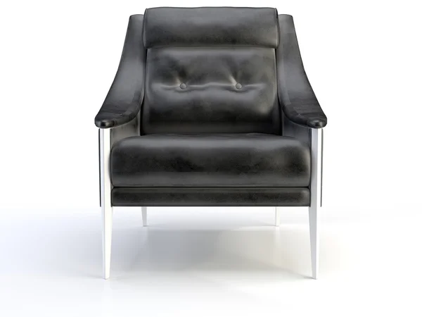 Zwarte stoel — Stockfoto