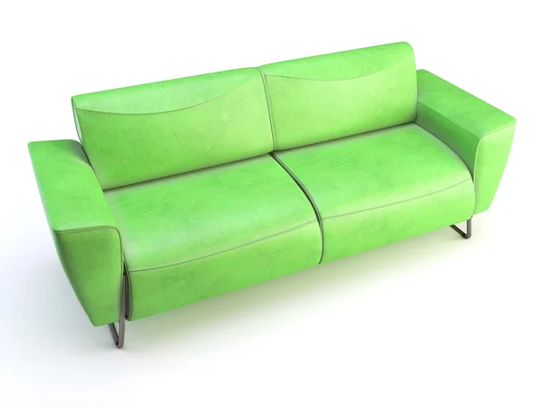 Green sofa — Stock Photo, Image